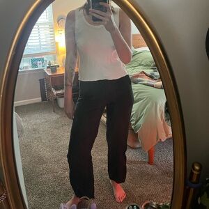 Athleta Women’s Black Linen Cargo Pants